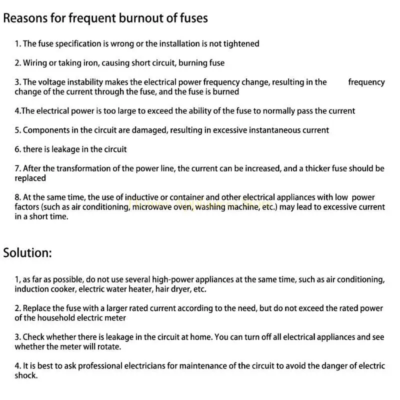 D0ab 10pieces 6x40mm Glass tubo per microonde Accessori fusibili tensione tensione