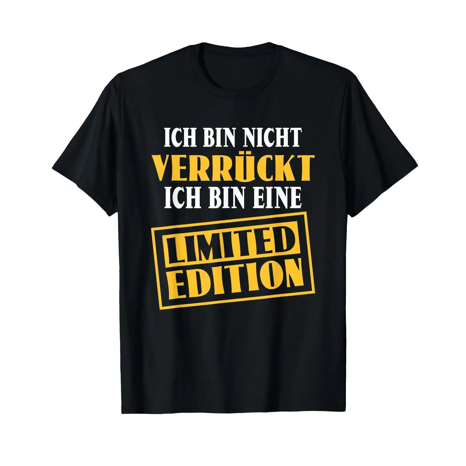 Sarkasmus Ich bin nicht verrückt Eine T-shirt noir vintage édition limitée, vêtements de créateur élégants, légèrement style streetwear