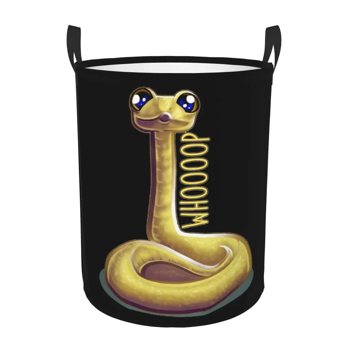 

Whooping Snake Foldable Laundry Baskets Dirty Clothes Toys Sundries Storage Basket Large Waterproof Hamper For Home Kids
