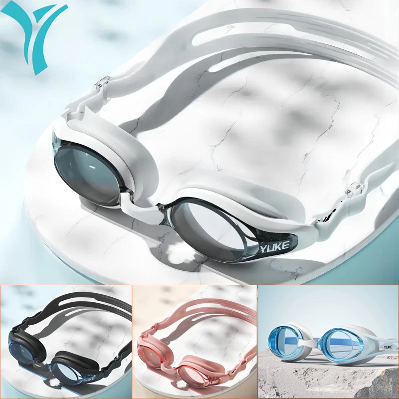 Lunettes de natation unisexes, anti-buée et anti UV pour hommes femmes jeunes adultes avec étui de rangement