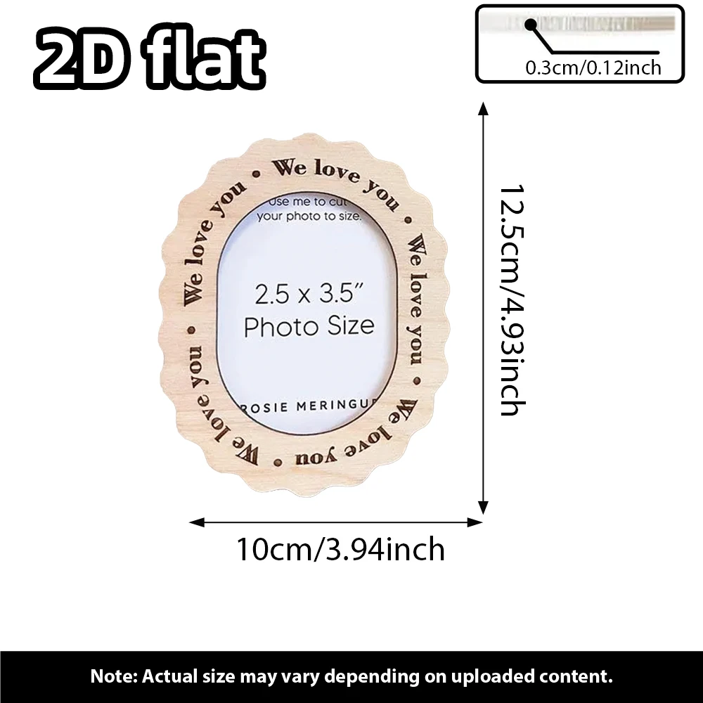 قطعة واحدة من إطار صور الأب والأب المخصص |   هدية عيد الأب |   مغناطيس صورة عيد الميلاد |   أنا أحبك عنصر واحد