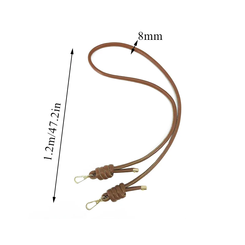 120cm PU Leather Shoulder Bag Strap DIY Replacement Bag Handles Purse Handle for Handbag Belts Strap Bag Accessories