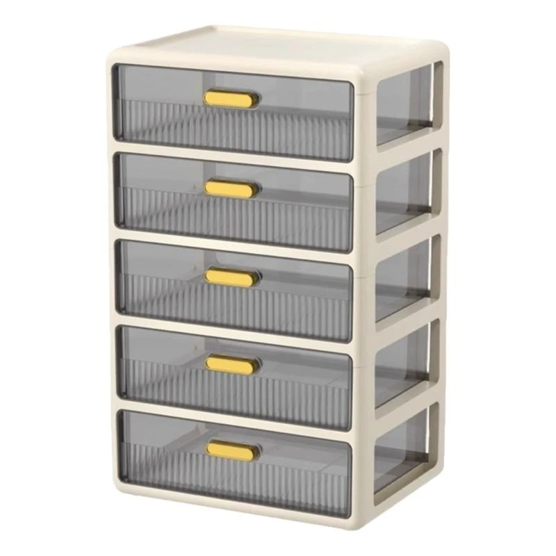 Streamlines Multipurpose Drawer Desktop Cabinet for Organized Study Area and Office Desks Accessory Household Use