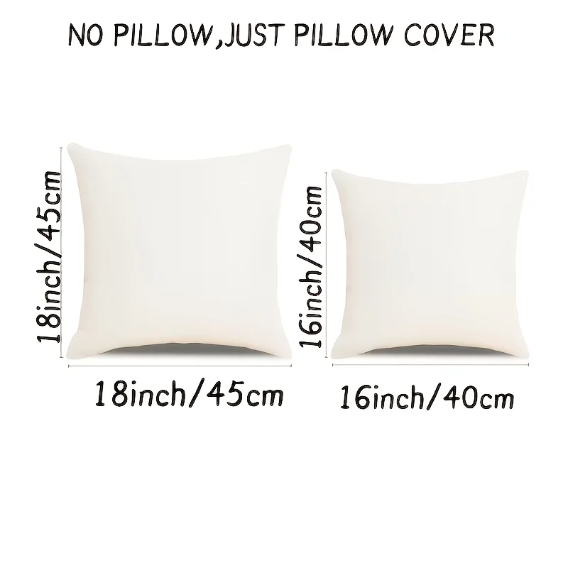 1pc 2D Flat Pillow Not Included Cartoon Boy Dog Bed Scene Cushion Cover Short Plush Kids Room Decor Gift Case