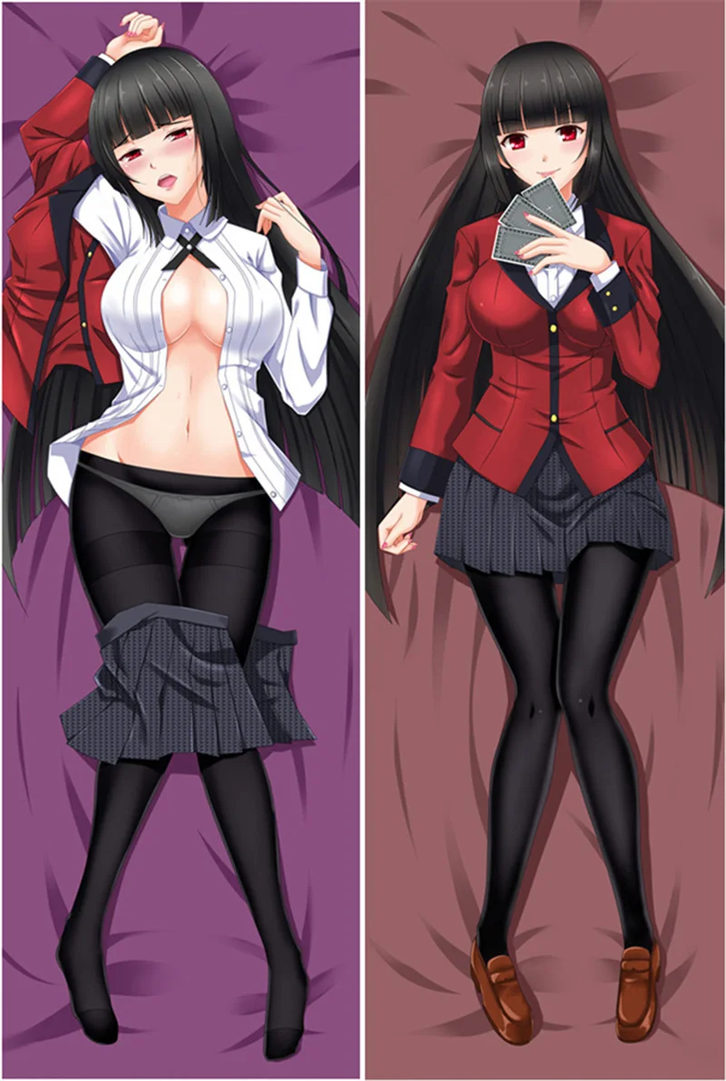 

Kakegurui Body Pillow Japan Anime Jabami Yumeko Cosplay Dakimakura Pillowcase Kawaii Girl Hugging Otaku Pilow Waifu Peachskin