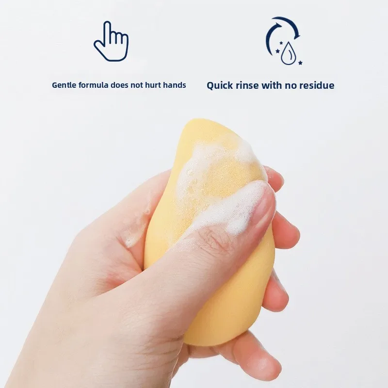 パフクリーナー メイクブラシクリーナー ビューティーブレンダー メイクエッグスポンジ エアクッションメイクツールクリーナー 簡単な汚れ除去