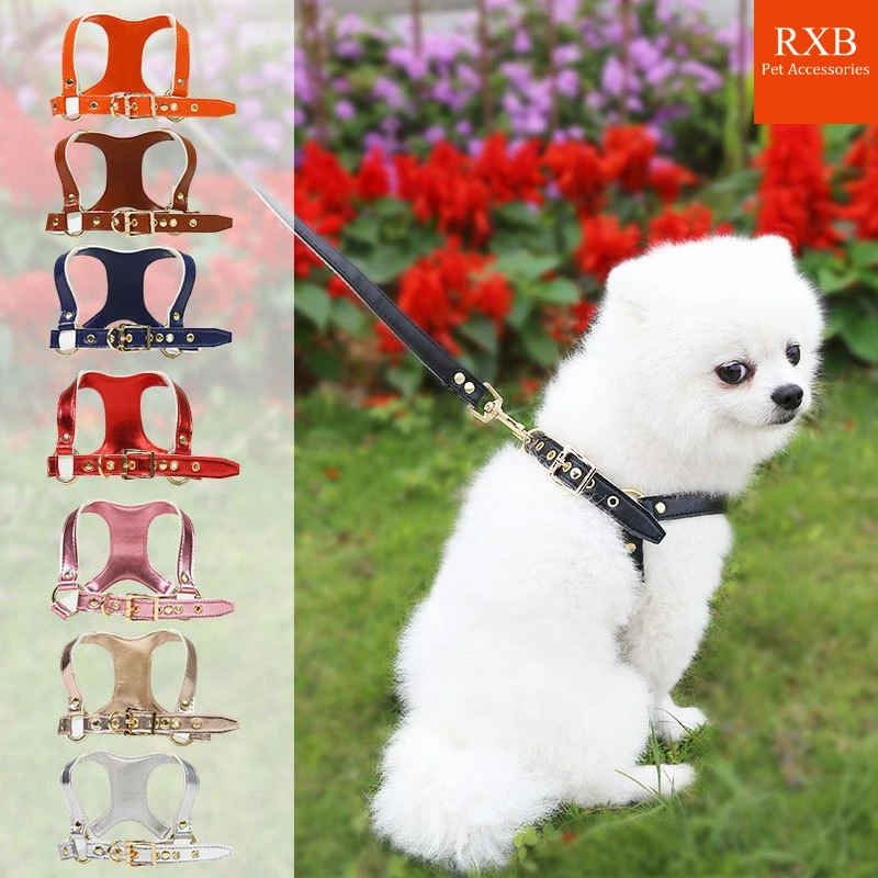 Cat Harness Leash Adjustable Harness Vest Leash Collar Puppy Small Medium Dog Outdoor Strap Belt Walking Small Medium-sized Dog