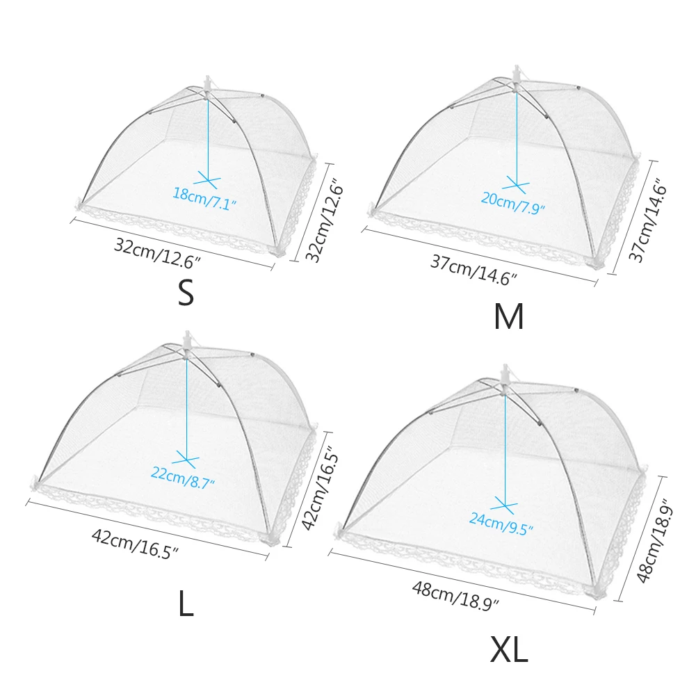 أحدث غطاء شبكي للطعام قابل للطي خيمة مظلة مقاومة للحشرات قابلة للتنفس لحماية الأطباق مناسبة للمطبخ والنزهات والشواء #3