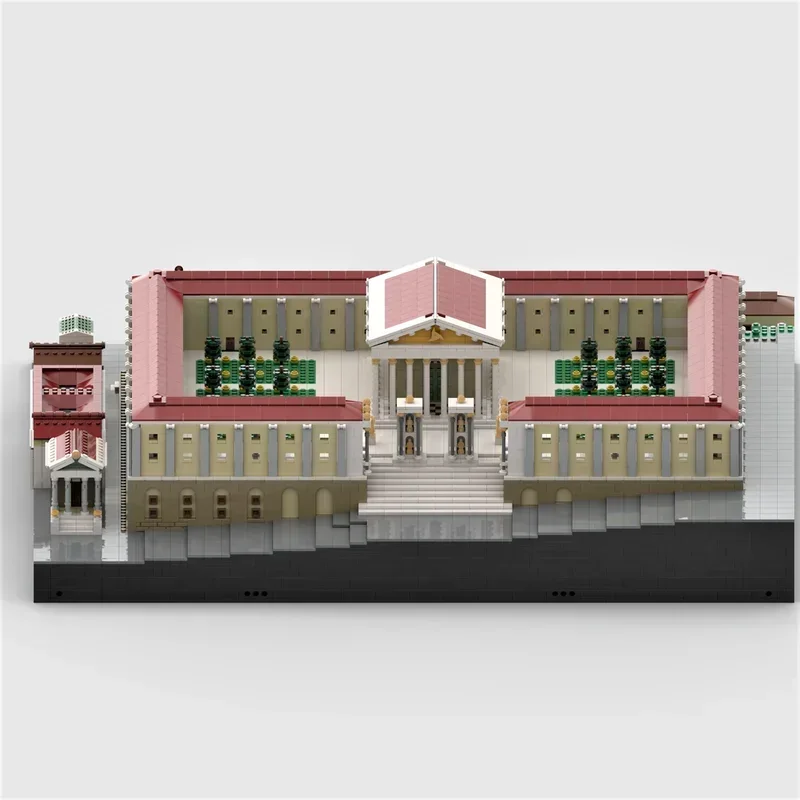 Street View Model Moc Bouwstenen Tempel Architectuur Model Technologie Baksteen DIY Assemblage Constructie Speelgoed Vakantiegeschenken