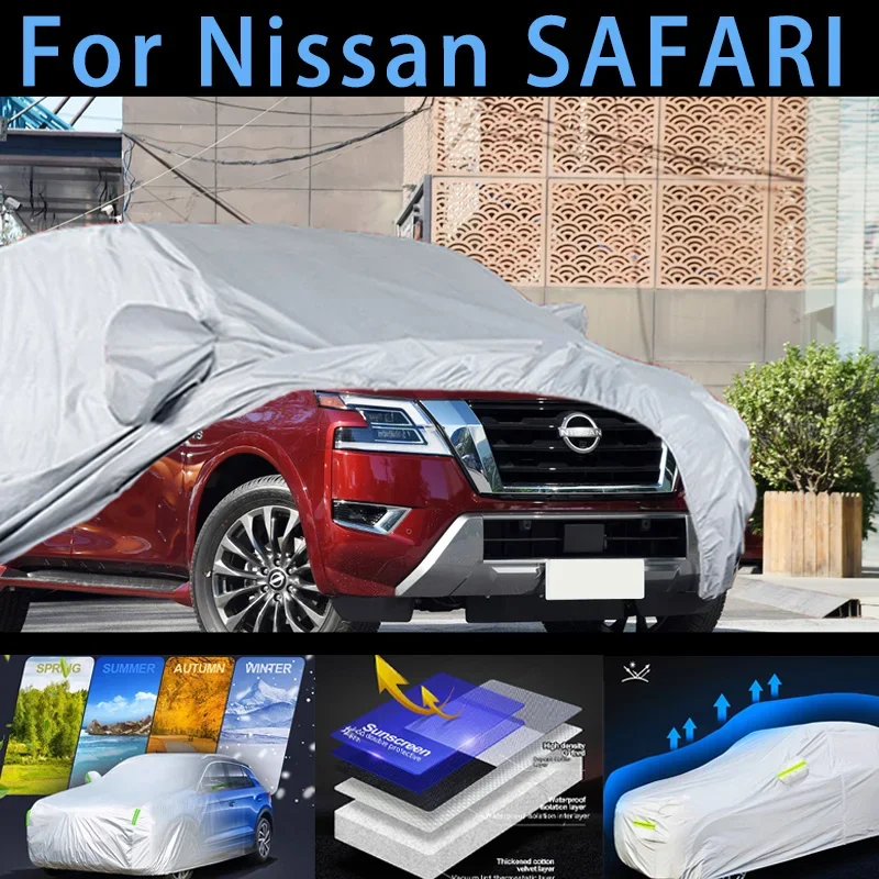 For Nissan SAFARI  Car protective cover,sun protection,rain protection, UV protection,dust prevention auto paint protective