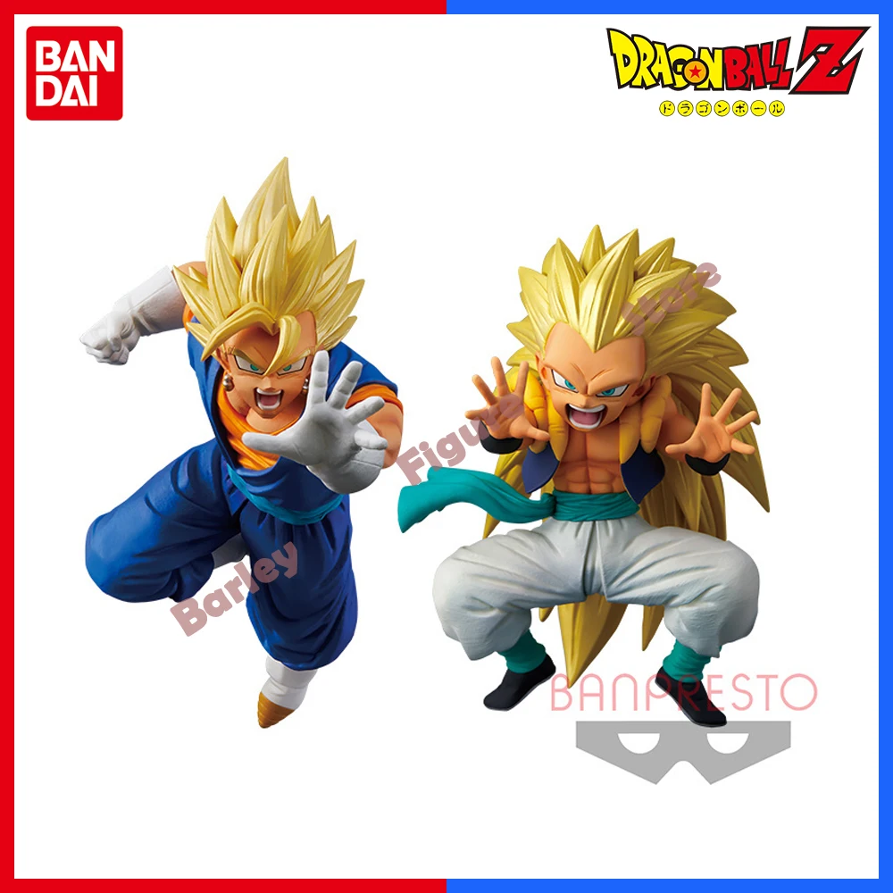 

In Stock BANDAI Original Banpresto Dragon Ball Figures Super Chousenshi Retsuden Vegetoo Gotenks PVC Cool Model Collection Toys