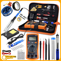 NEW Electric Soldering Iron 30-IN-1 60W Adjustable Temperature Replaceable Soldering Iron Head Soldering Iron Pen Welding Kit