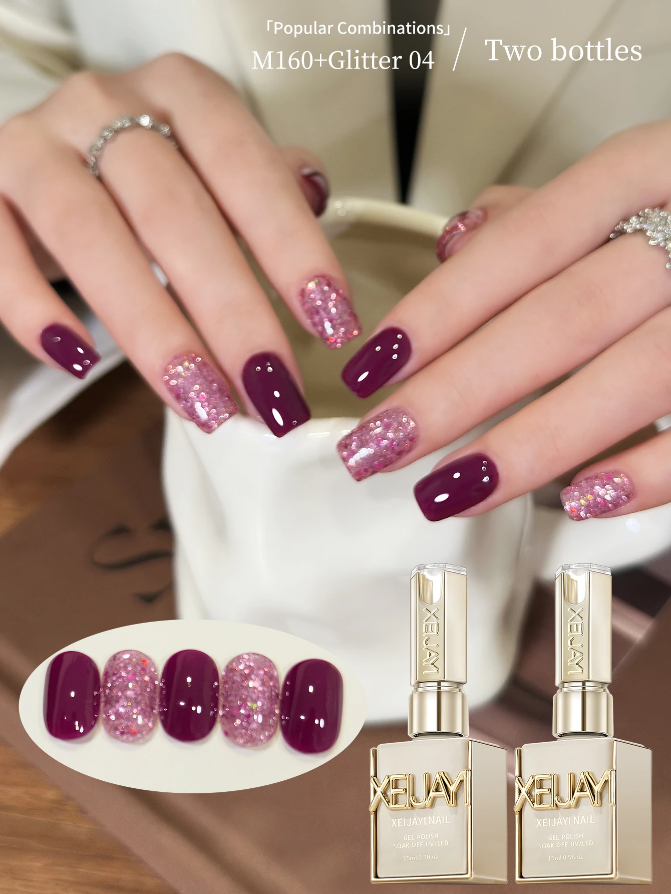 Xeijayi 2Pcs 15Ml T…