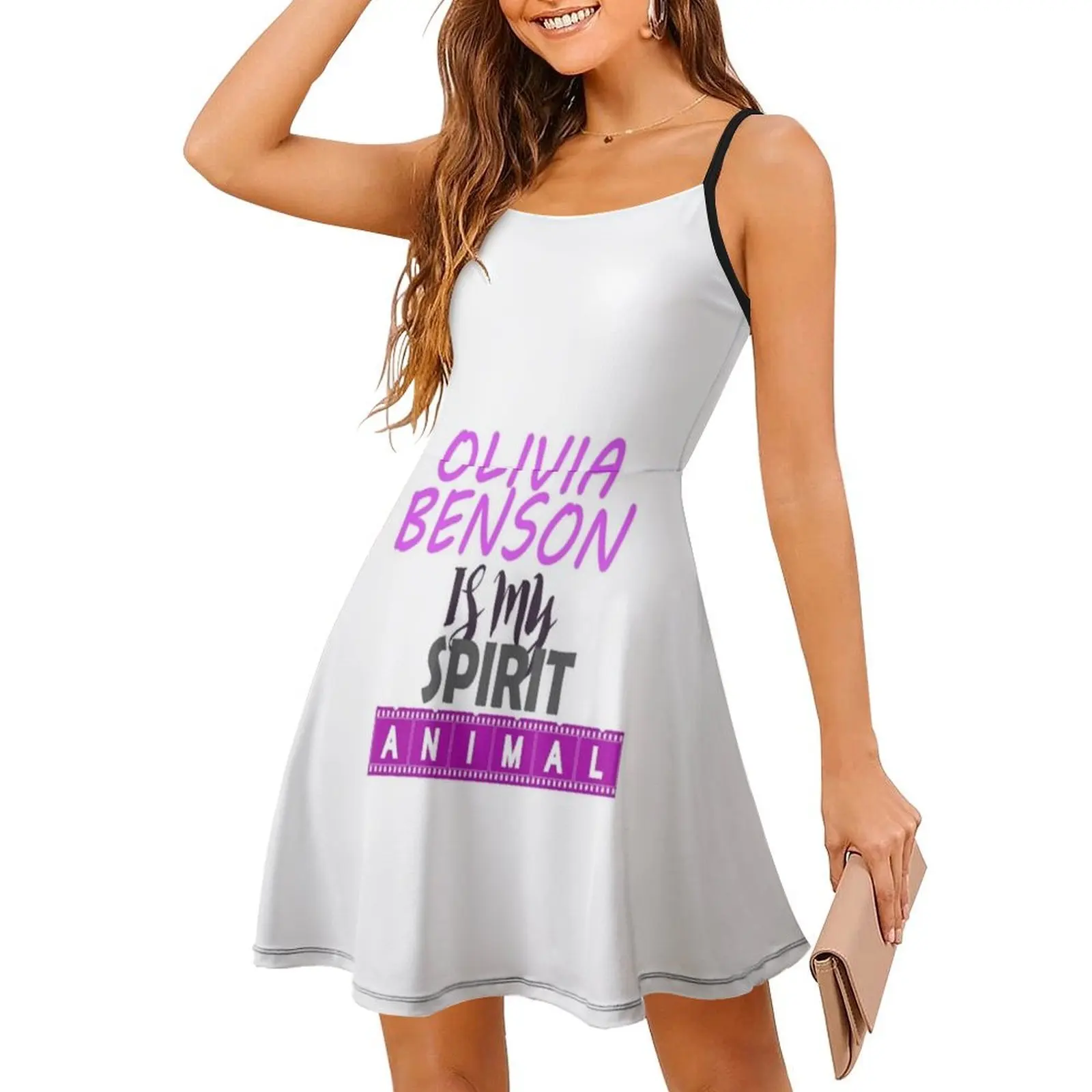 فستان أوليفيا بنسون هو روحي بتصميم حيوان على طراز بريبي فستان قصير للنساء على شكل حرف a فضفاض مناسب فستان يوم غير رسمي أوليفيا بنسون