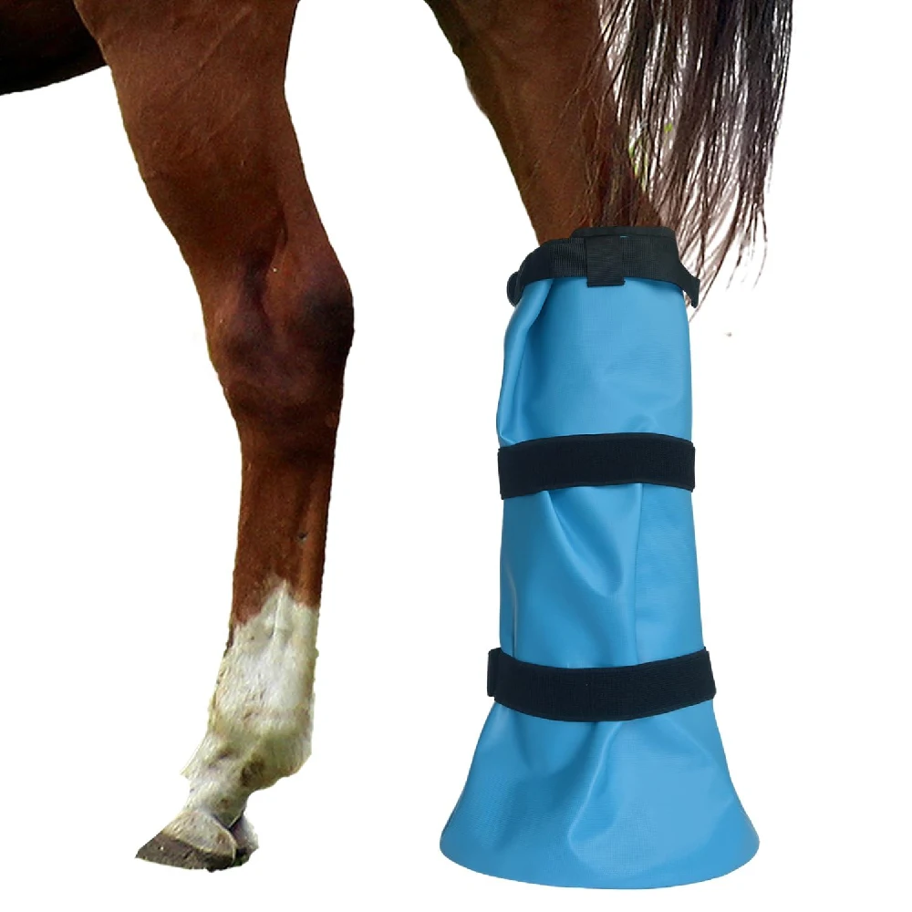  1PCS Hoof Soaking Boot for Horses, Horse ice Boots Horse hoof Boots, Horse Soaker Bag, hoof Shoes Hooves Care Treatment Bucket