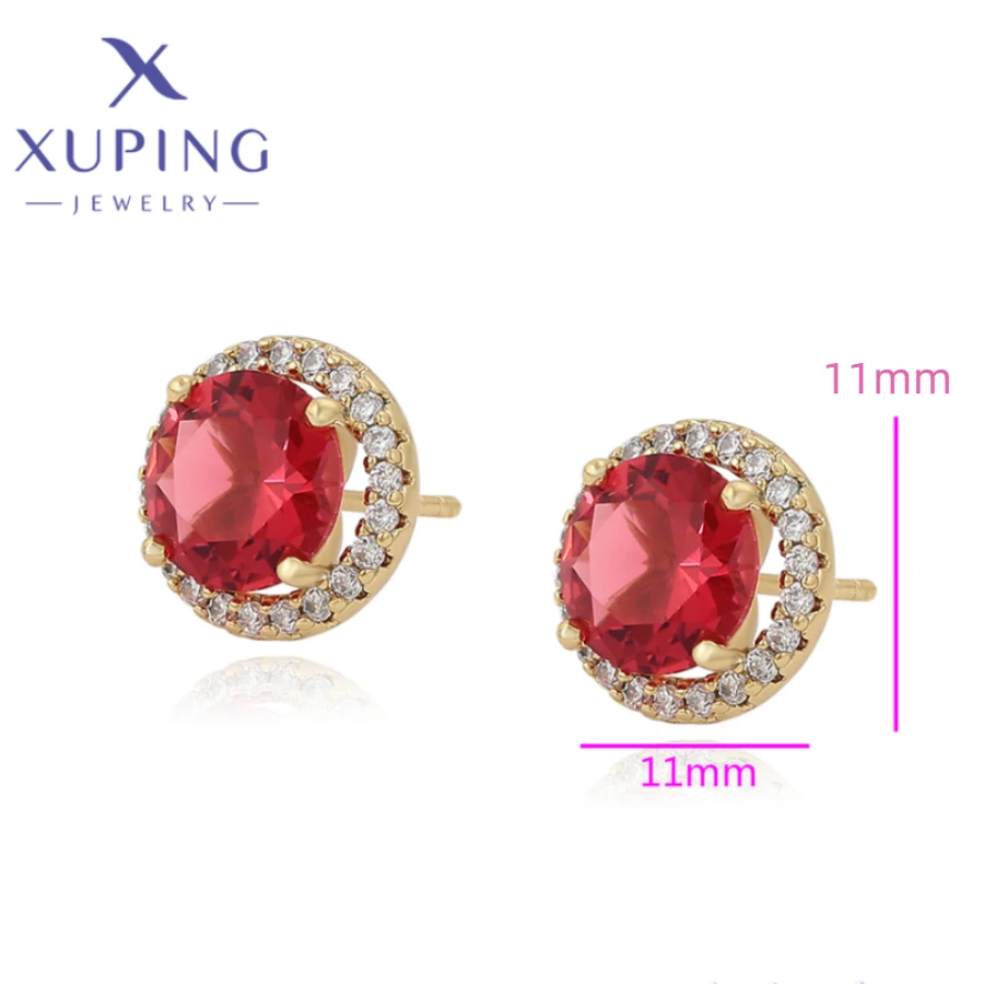 Xuping Jewelry Fashion Light Gold Color Earrings For Women Girl Christmas Gift X000712683