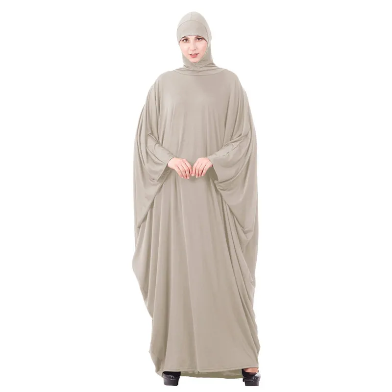 Robe Abaya à capuche pour femmes musulmanes, vêtement de prière islamique, robe de couverture complète, vêtements arabes, robe de culte, caftan, Eid Ramadan