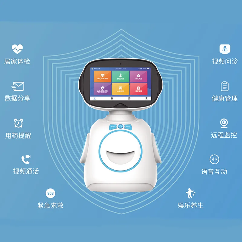 Medical Center Health Management Service Robot, Home Remote Consultation Intelligent Physical Examination Escort Robot