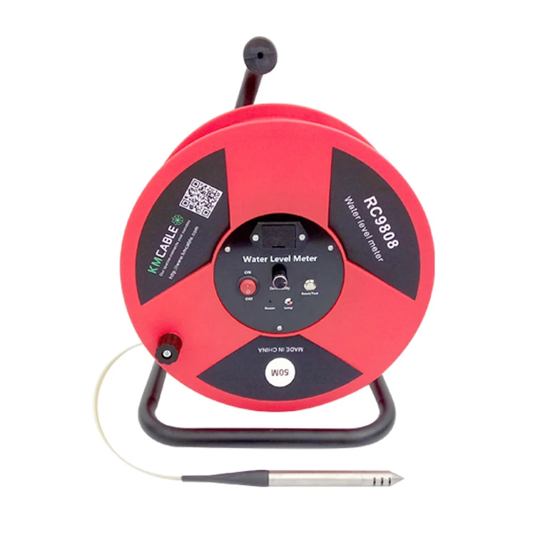 Oil Well Measuring Tool Ruler Cable Water Level Tape/Flat Tape 30M 50M Measuring Cable Reel