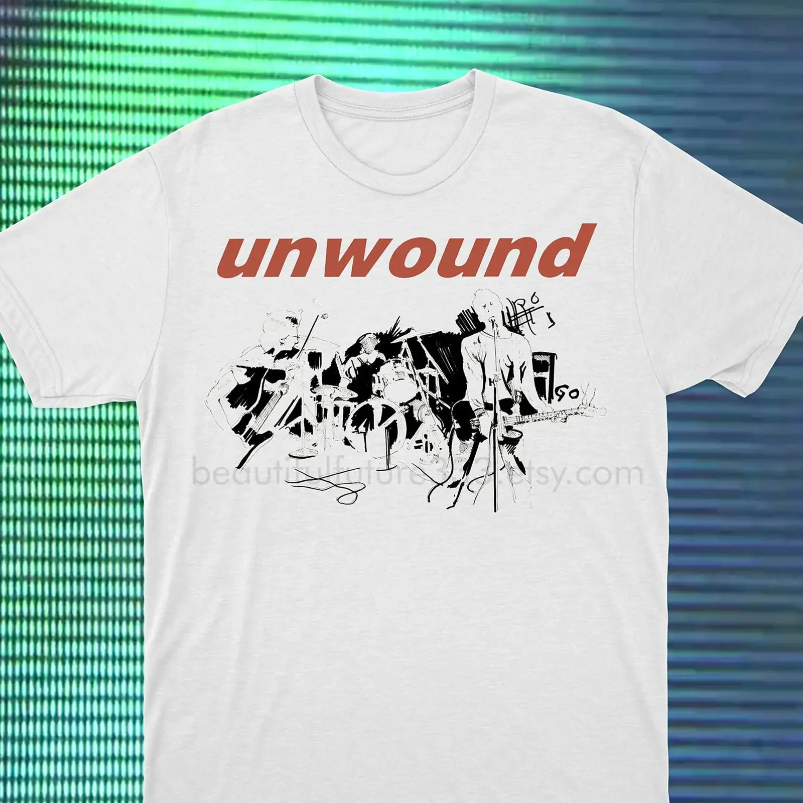 Unwound T Shirt Post Hardcore Emo vintage Washed graphic Top For Everyday Wear Comfortable Breathable designer clothes fashion