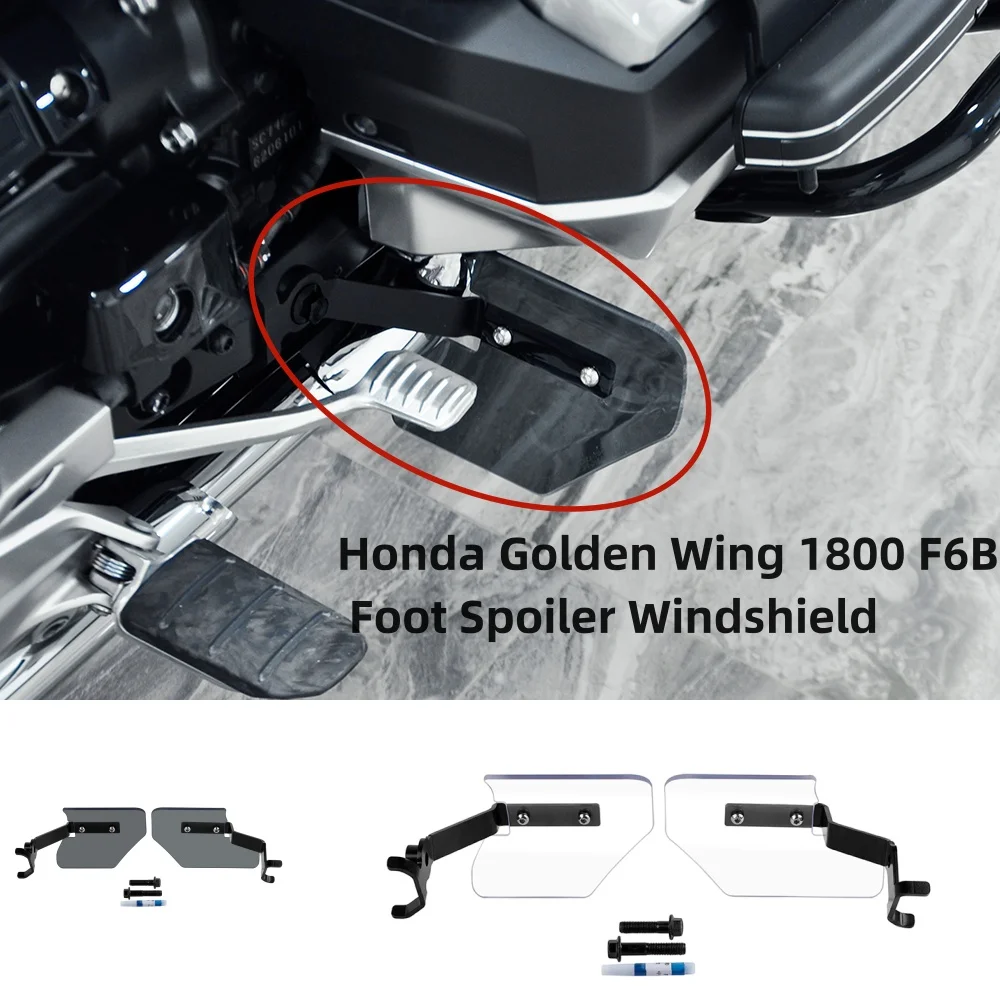 

Motorcycle Splash Brake Shift Shield Revised Foot Spoiler Windshield Protector For Honda GOLD WING 1800 F6B 2018-2024 Goldwing