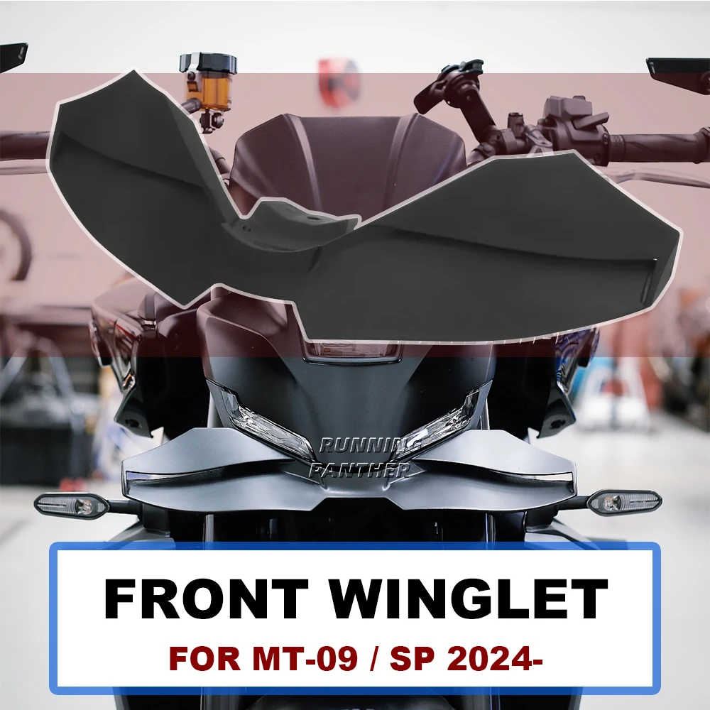 

MT09 Прижимная сила, голые передние спойлеры, аэродинамический дефлектор крыла, аксессуар, подходит для YAMAHA MT-09 SP MT 09 mt09 2024 2025