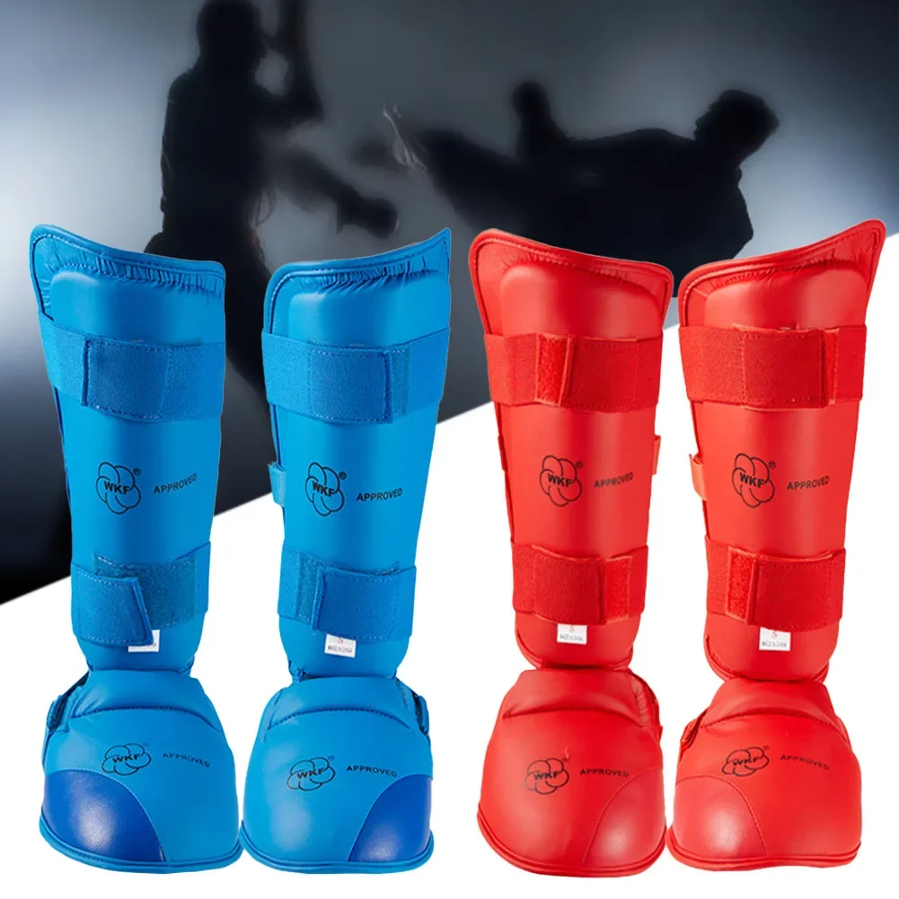 Taekwondo Uniform Karate Sparring Gear Set Leg Hand Protector Shin Guard Palm Gloves Sock Shoes MMA Training Adult Child Kit
