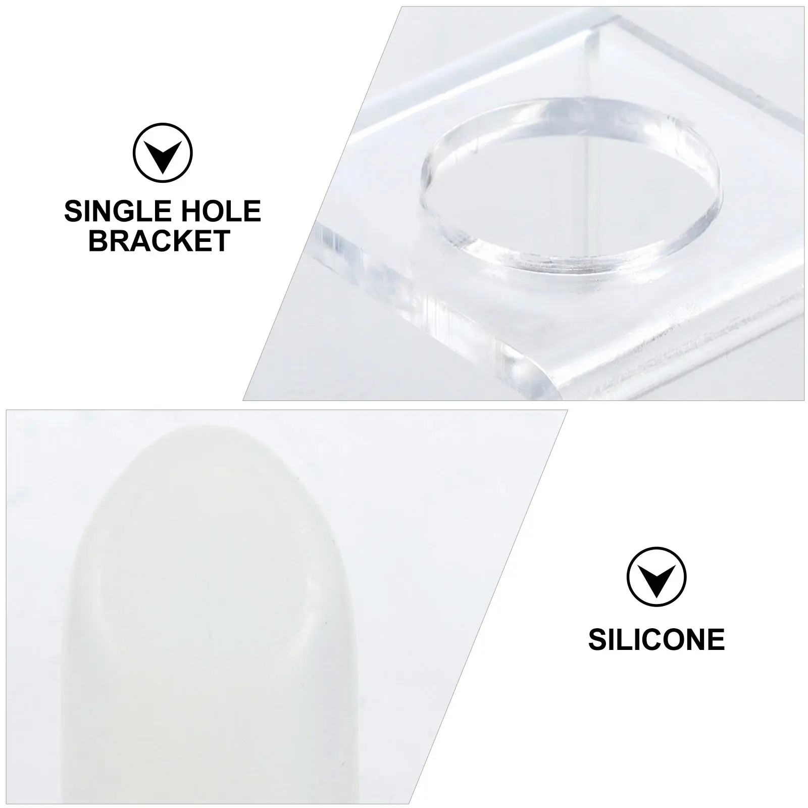 

2 Sets Lipstick Mold Bracket Homemade Self- DIY Silicone Accessory Gloss Supply Handmade