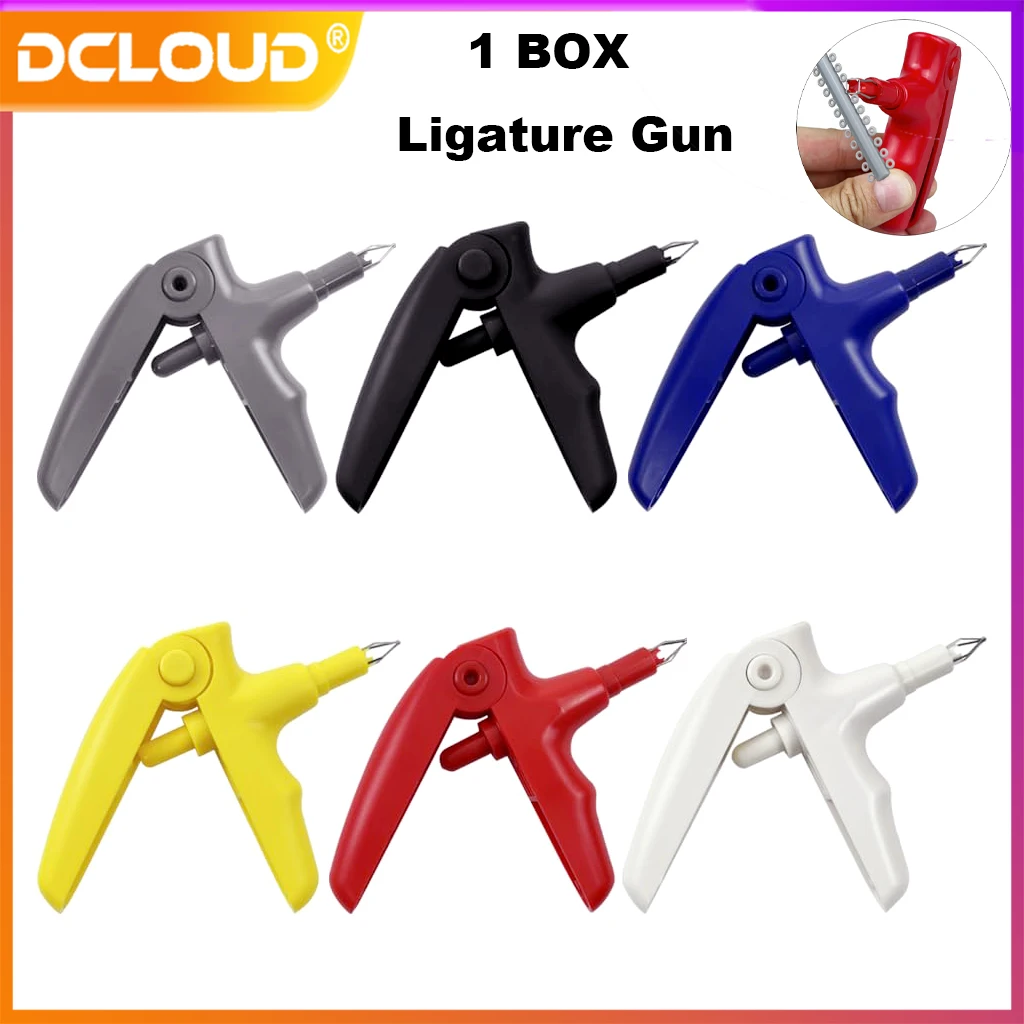 Dental Orthodontic Ligature Ties Gun Composite Dispenser Gun Multi Clear Color Dentistry Tools for Teeth Braces Dentist Material