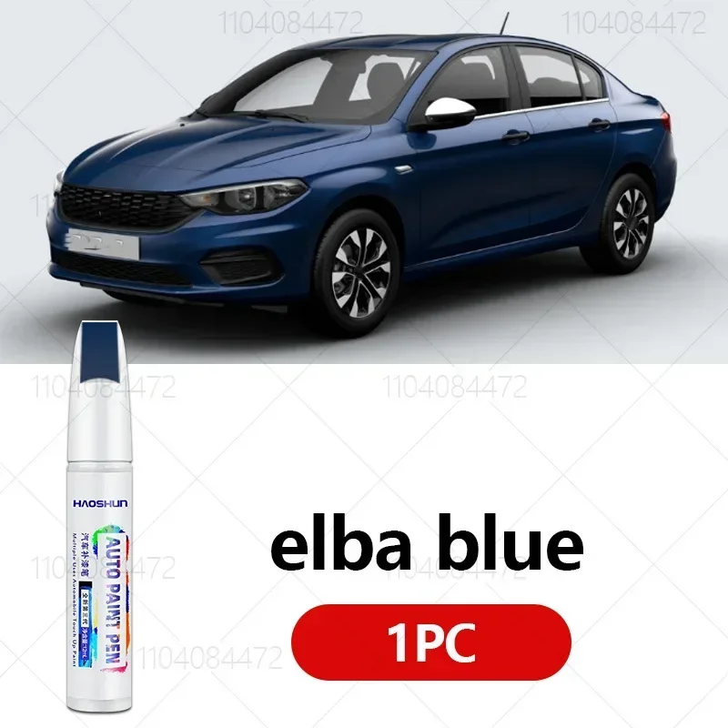 Verf Reparatie Pen Touch Up Scratch Remover DIY Auto Accessoires Zwart Wit Groen Zilver Oranje Blauw Voor FIAT TIPO 2015-2024 356