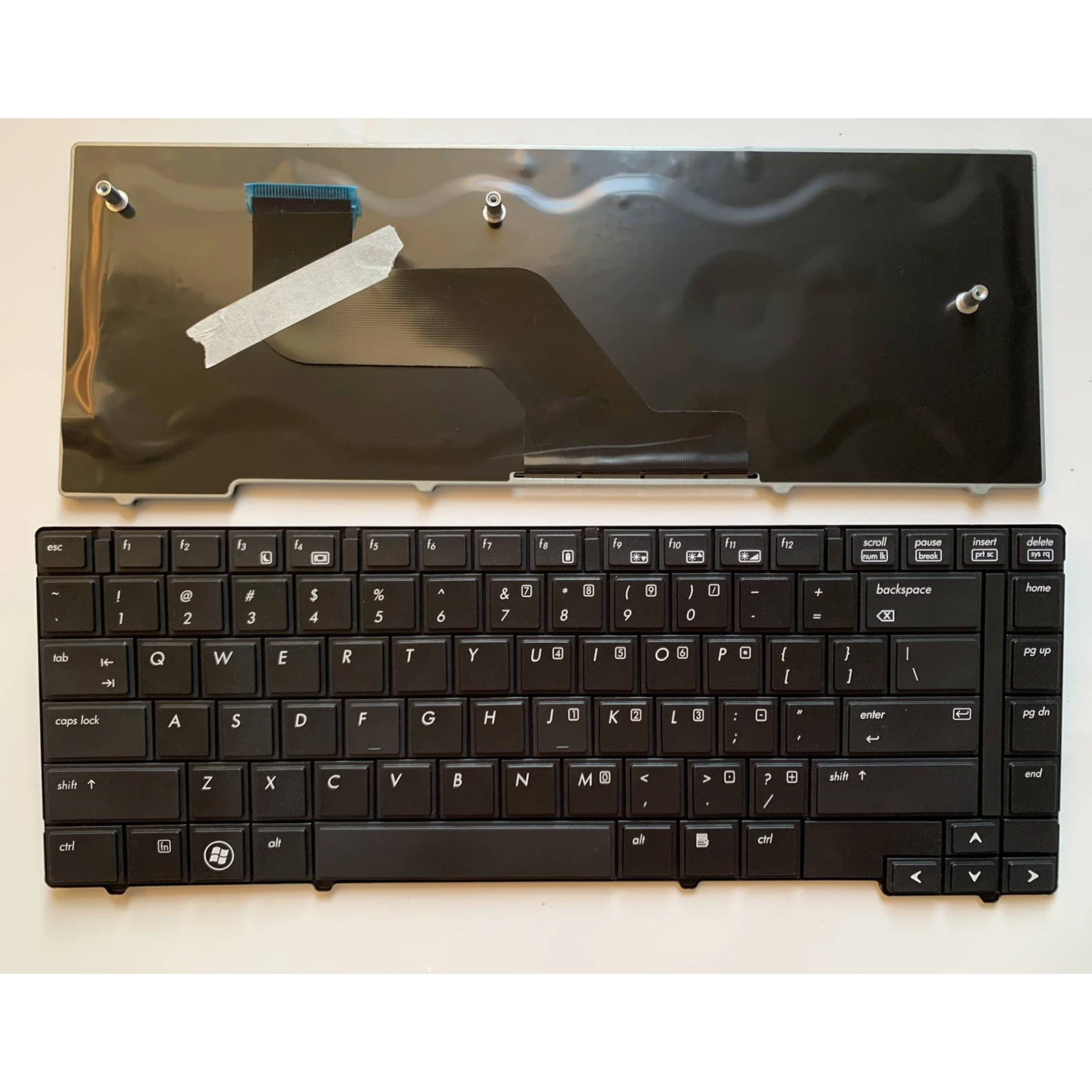 Teclado de ordenador portátil con diseño estadounidense para HP Elitebook 8440P 8440 8440W 594052-001