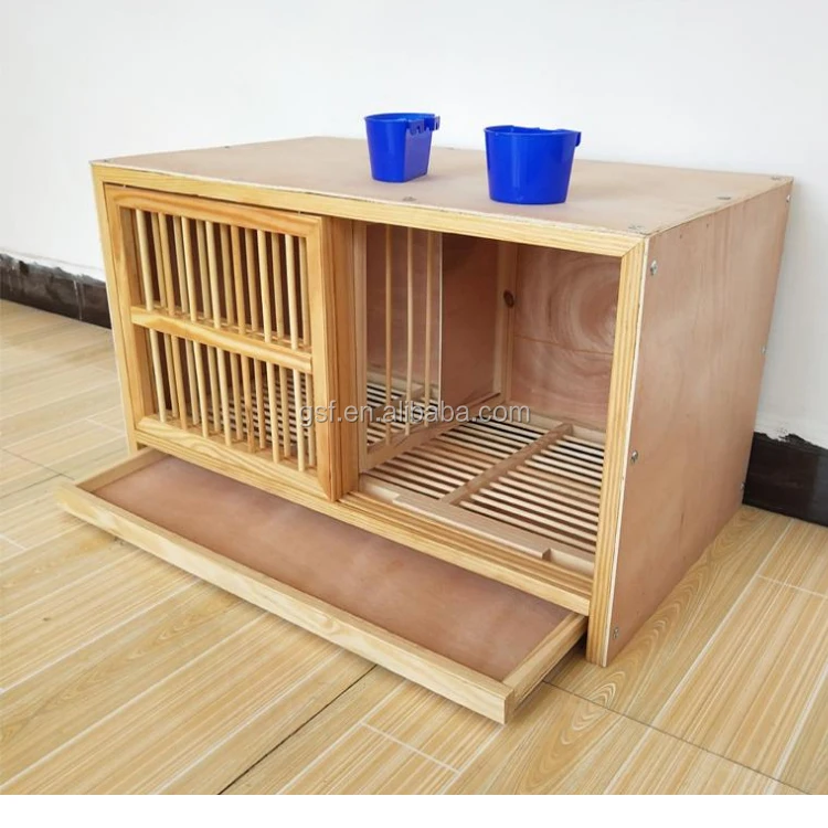 Eco Friendly Racing Pigeon Blood Pegion Breeding Cage Nestbox Wooden Nest Box For Breeding