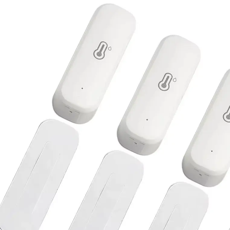 4PCS Z*igbee Smart Temperature Humidity Sensor Wireless Indoor Detector For Home Greenhouse Office Climate Monitoring Tool