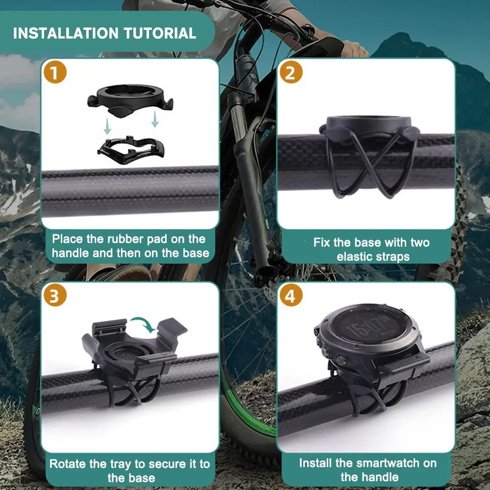 Base de ordenador para bicicleta de montaña, accesorios para Garmin QuickFit, Garmin Fenix 3/5/6/7/MK1/2, 20/22/26mm