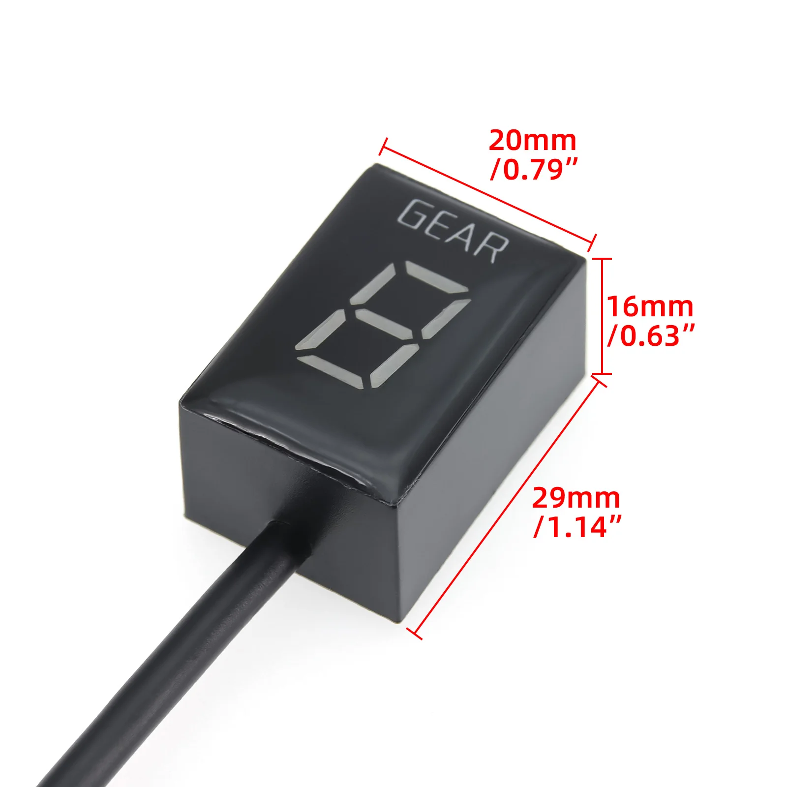 ملحقات الدراجات النارية مؤشر تروس الدراجات النارية عرض السرعة 1-6 مؤشر التروس لملحقات الدراجات النارية ياماها #4