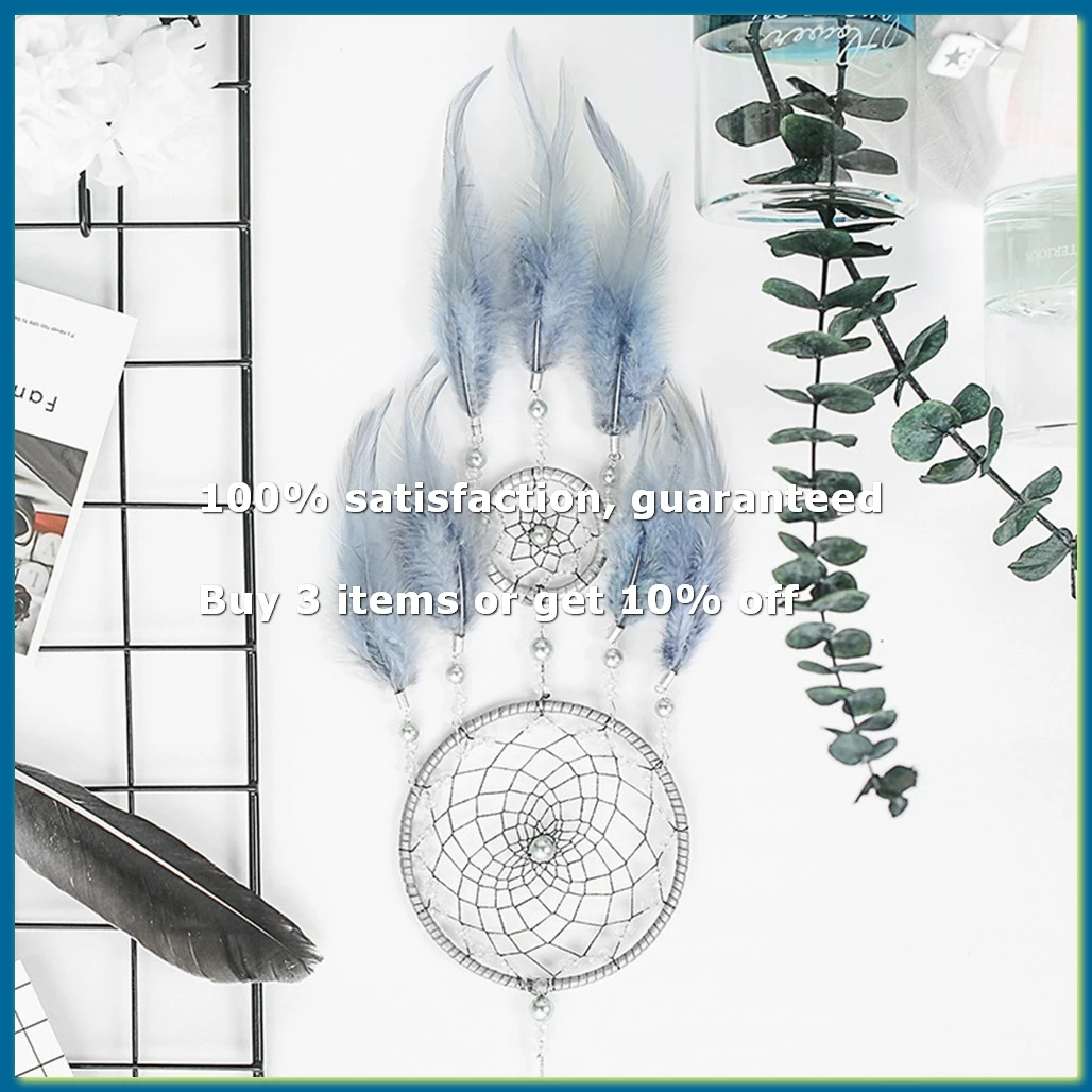 9Pack X(Dream Catcher - Handmade Traditional Wall Hanging Home Decor Ornament Craft Valentine's Day Gifts for Friends)