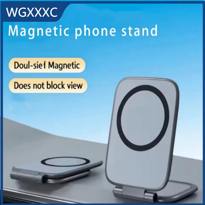 

Ultrathin Magnetic Phone Holder For Car MagSafe Car Mount With Dual Side Strong Magnets Adjustable Cell Phone Holder Accessories