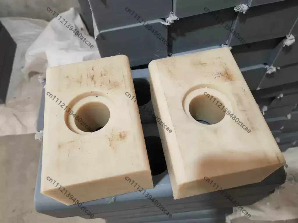 Nylon Slide Block Rubber Seal Pad Spare Part For Waste Compression Sanitation Truck Equipment Repair Accessory