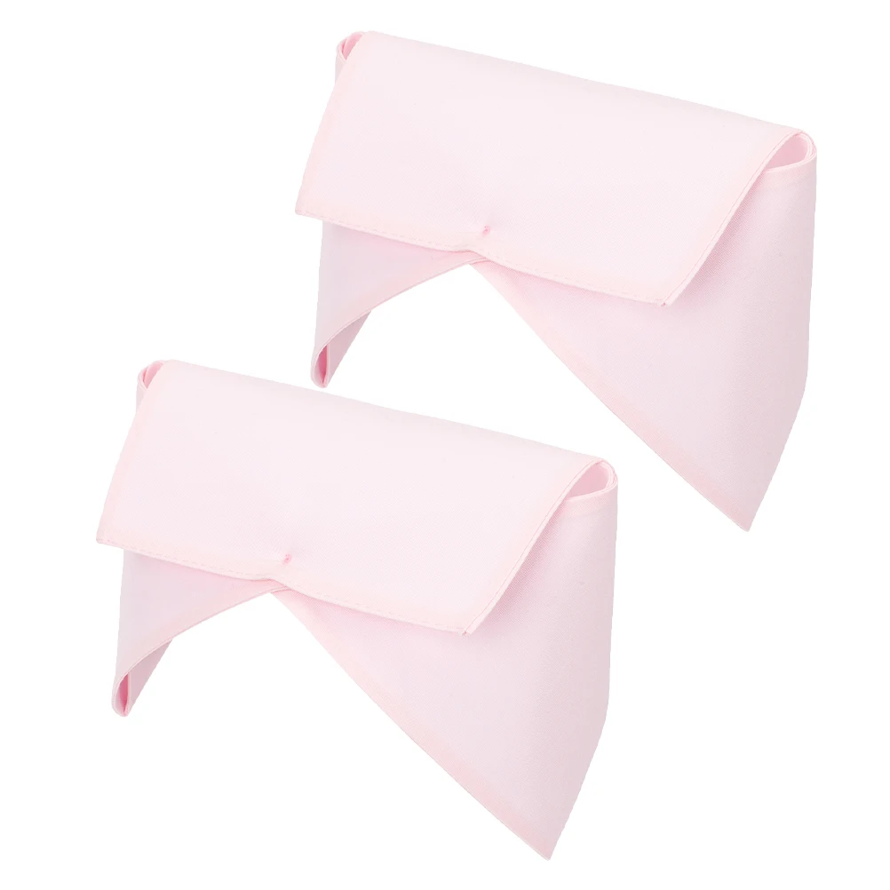 

2pcs Nurse Cap Pink Cotton Hat for Women Scrub Costume Parties Graduation Themed Events Halloween Accessories Professional Use
