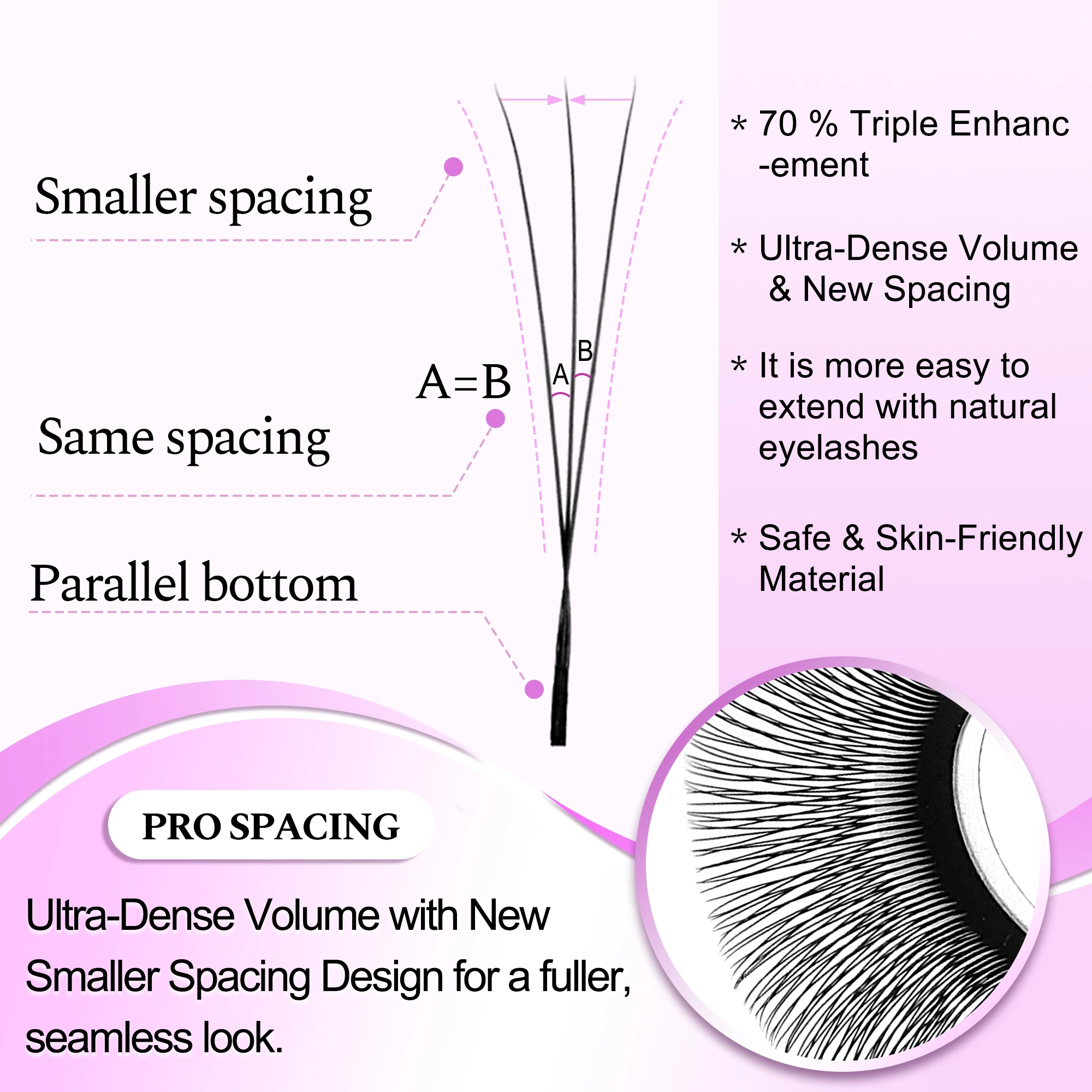 CoMango Narrow 3D W Eyelash Ex - Red Clover Flower 评论和价格