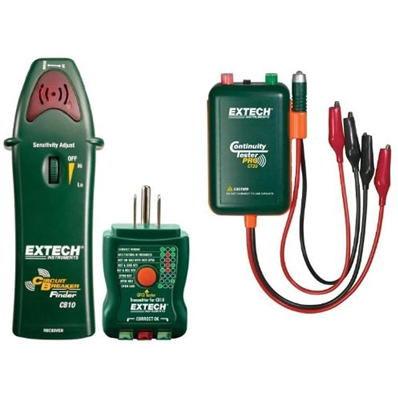 Extech CB10 Circuit Breaker Finder with Remote and Local Continuity Tester