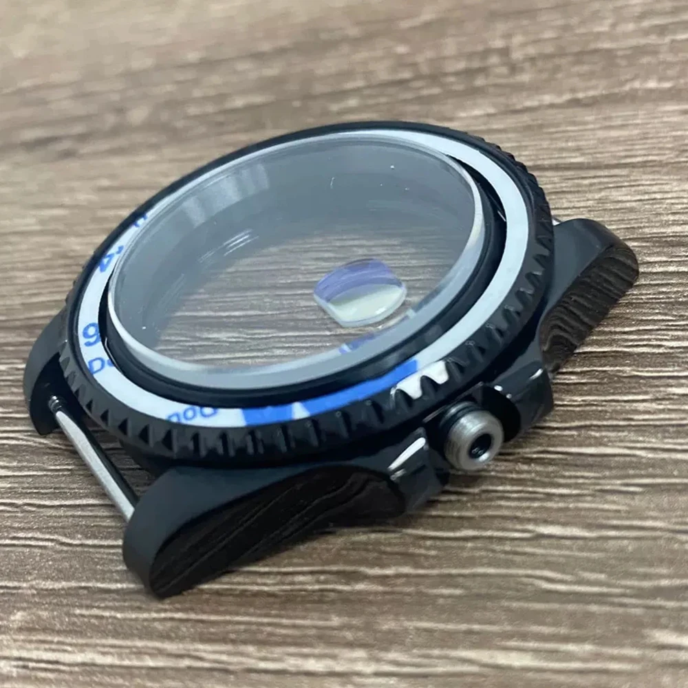 

Black SUB Watch Case 40mm, Sapphire Glass Watch Shell, for NH35 NH36 Automatic Mechanical Watch Movement NH35 Case Accessories