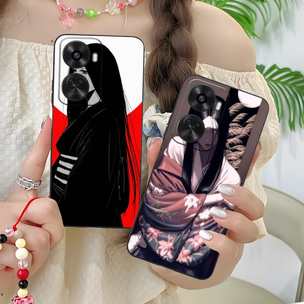 Bleach Unohana Cool Mobile Cell Phone Case for Huawei Nova 12 11 10 9 8 7 Pro SE 5G Black Soft Phone Cover Shell