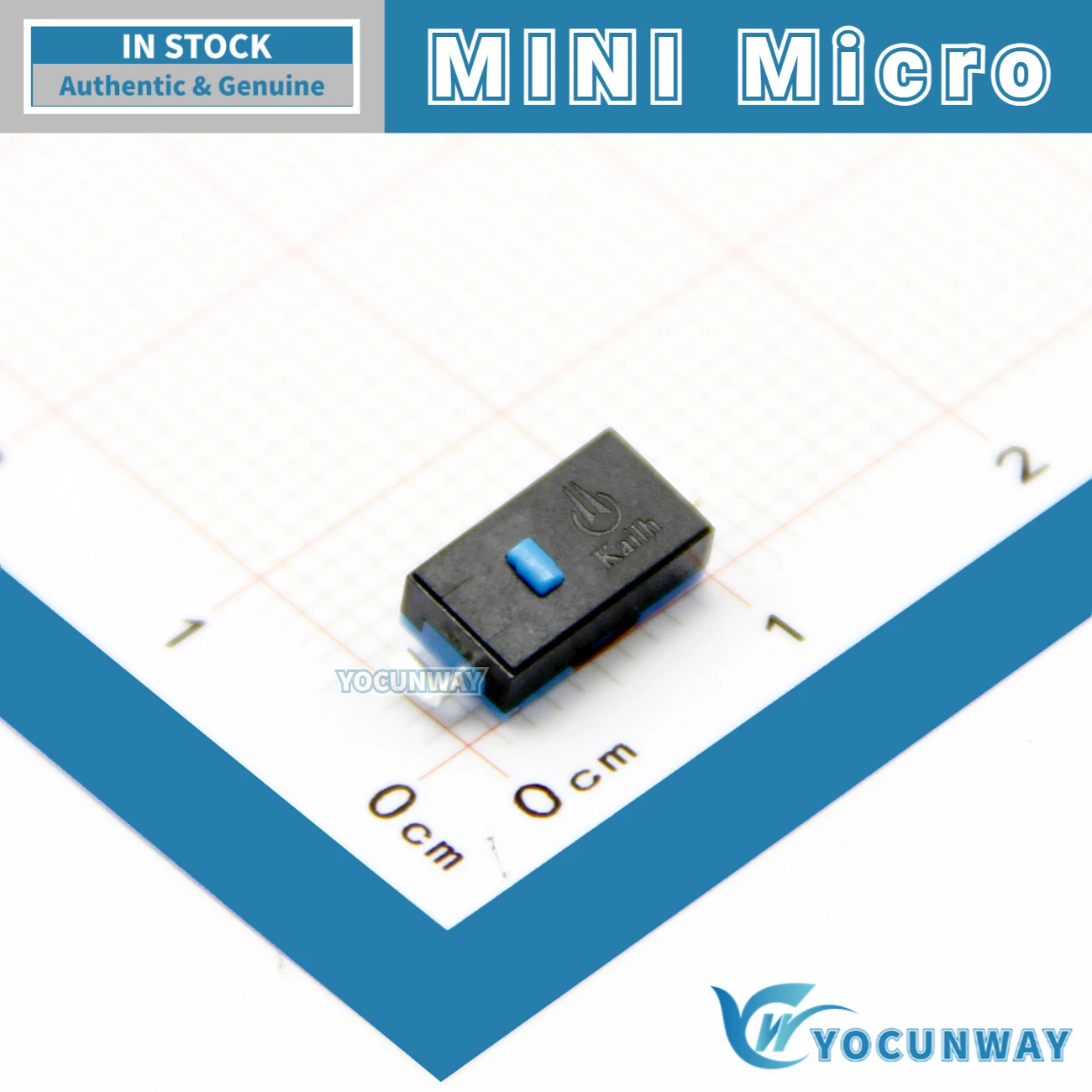 

New Authentic Original Kailh SMD Blue Dot Mini Micro Switch Anywhere MX Logitech M905 G903 G900 G603 G502 GPW Side Key