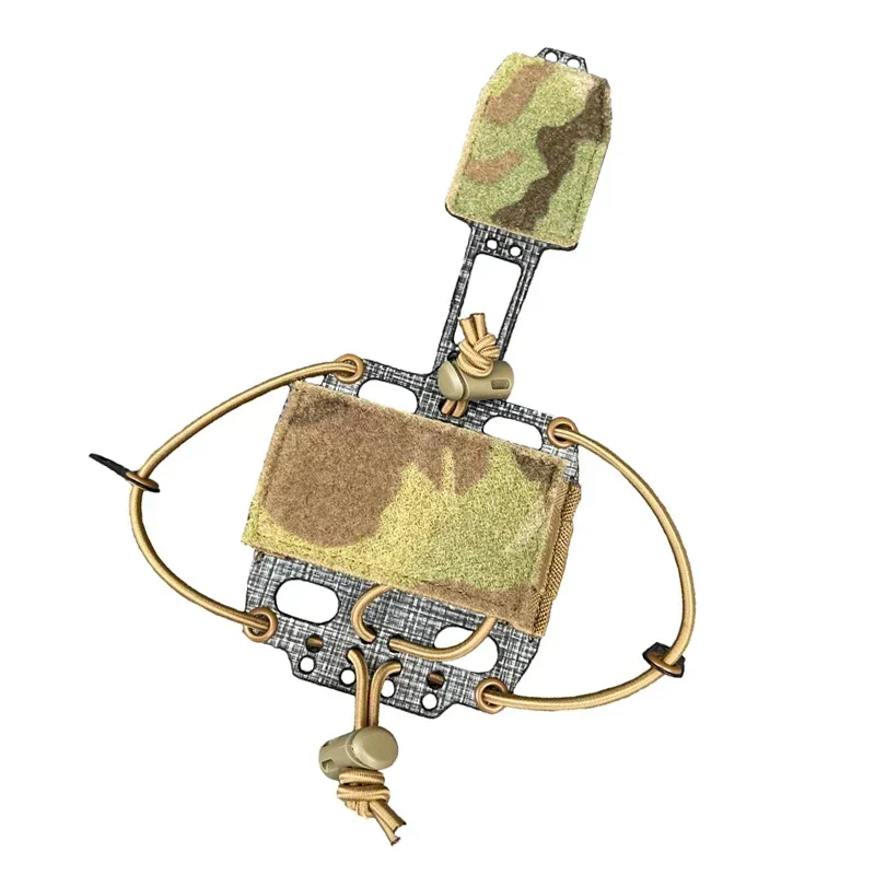 

Tactical Helmet Battery T Frame Shape Battery Pouch Case Helmet Paste Attached Pouch Battery Storage Bag