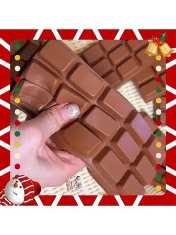 1PC Slow Rising Chocolate Squeeze Squishy Sensory Fidget for Stress Relief Anti-Anxiety Hand Relaxation Gift