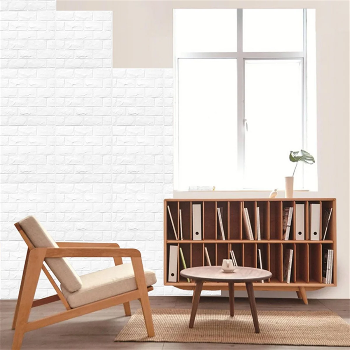 A11I 30 pezzi pannelli murali 3D stacca e incolla carta da parati in mattoni di schiuma autoadesiva pannelli di rivestimento murale impermeabili per la decorazione della parete