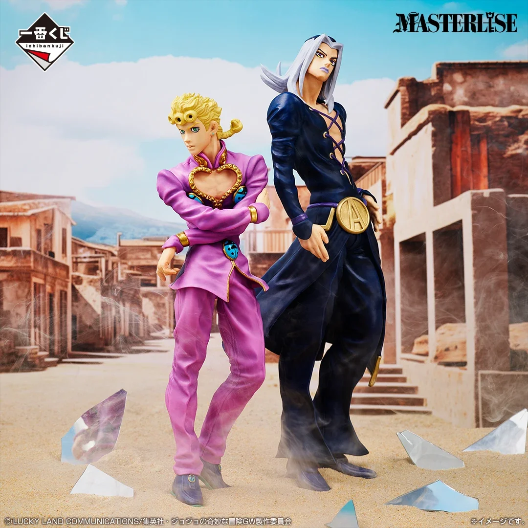 Genuine Diavolo Ichiban Kuji JoJo's Bizarre Adventure Guīdo Mista Giorno Giovanna Bruno Buccellati Anime Figures Model Gift