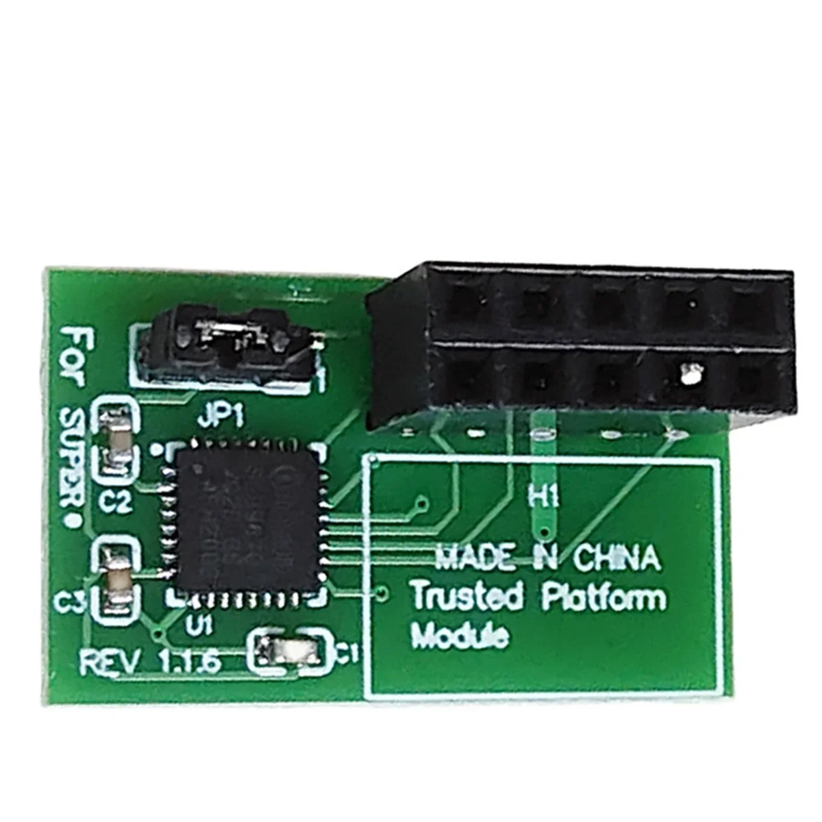 

1 шт. 10-контактный модуль SPI TPM 2.0, надежная платформа для SuperMicro AOM-TPM-9670H, редкая цена