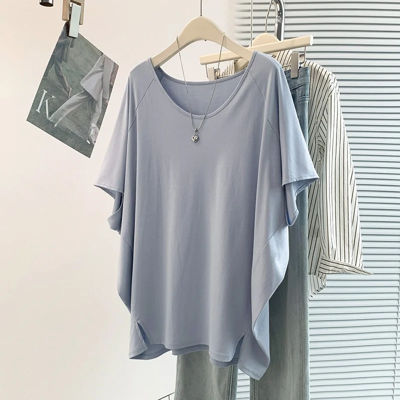 Summer New Loose Casual Short Sleeve T-Shirt Women's Fashion Design Sense Match All under 30 Years Old Slimming Top